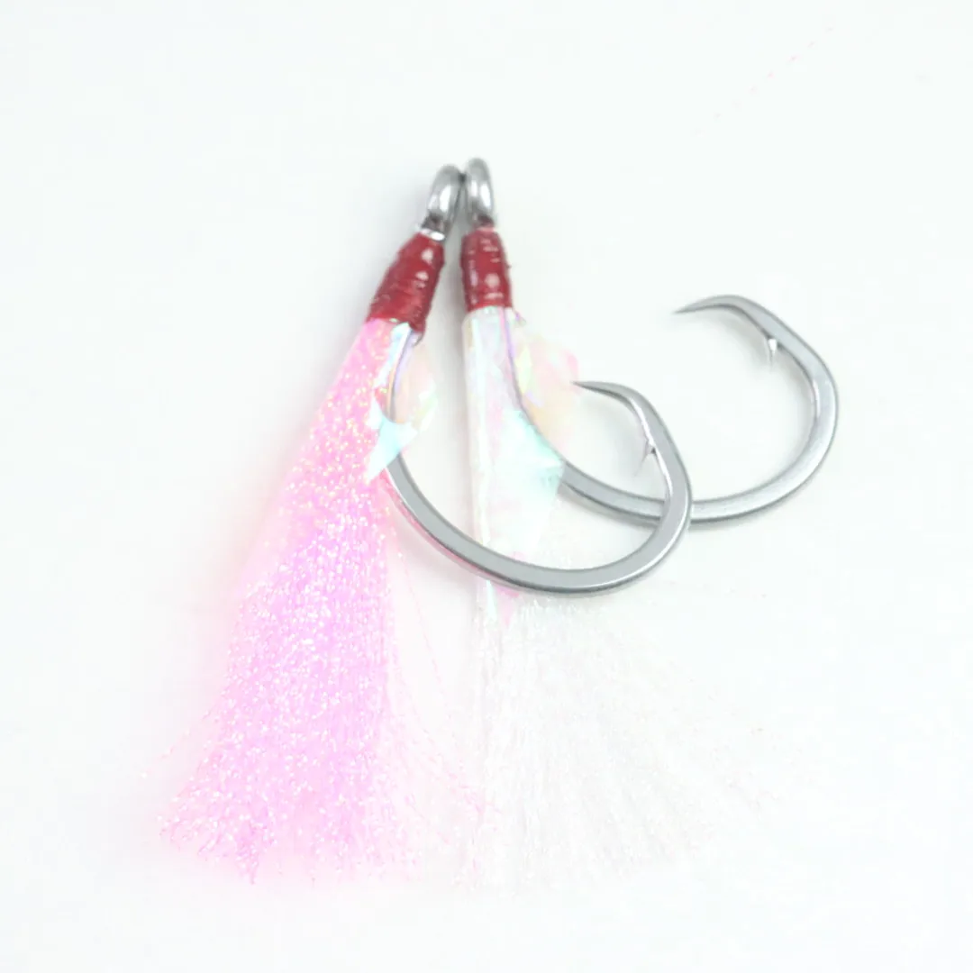 In stock 6/0 7/0 8/0 9/0 Stainless steel Circle Hook Fishing Hooks Flasher Snapper Fishing Rig Hook