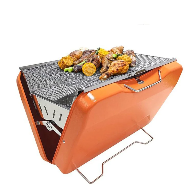 Outdoor BBQ Grill Portable Barbecue Grill Picnic Outdoor Party Charcoal Grill
