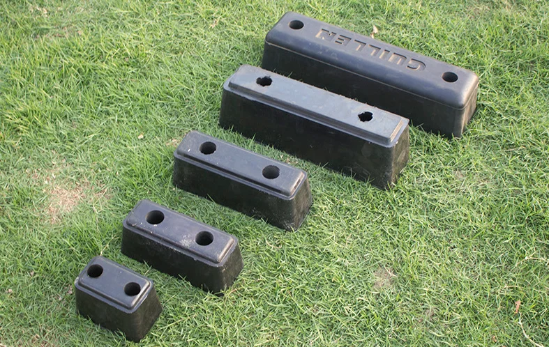 Universal Size 30*30*10cm Laminated  Rubber Loading Dock Bumpers