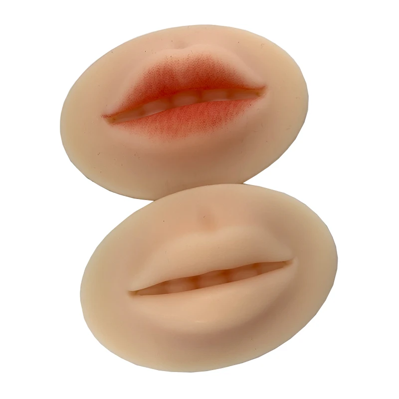 BerLin 3D silicone lip easy to color real feeling  practice skin