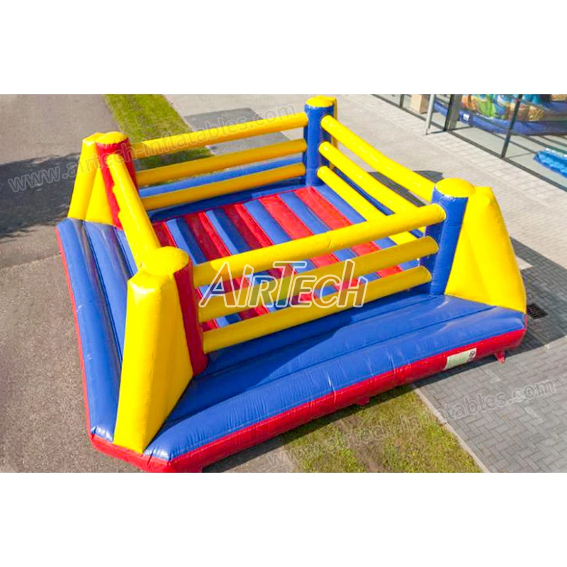 Fun inflatable boxing ring air inflatable box game with large boxing gloves