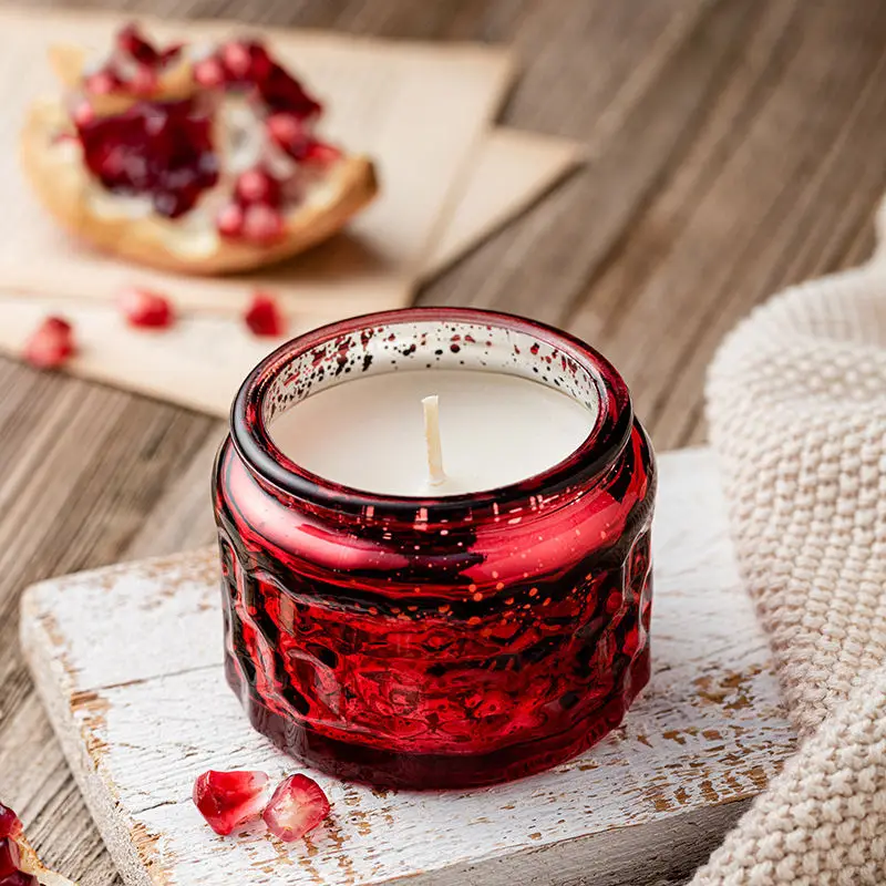 New arrival starry sky glass jar soy wax home fragrance scented candle