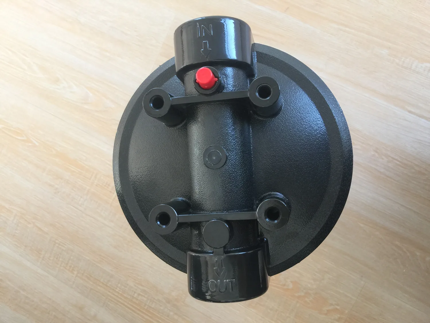 Большой синий корпус с медным горлышком 20 дюймов 1 вход и выход