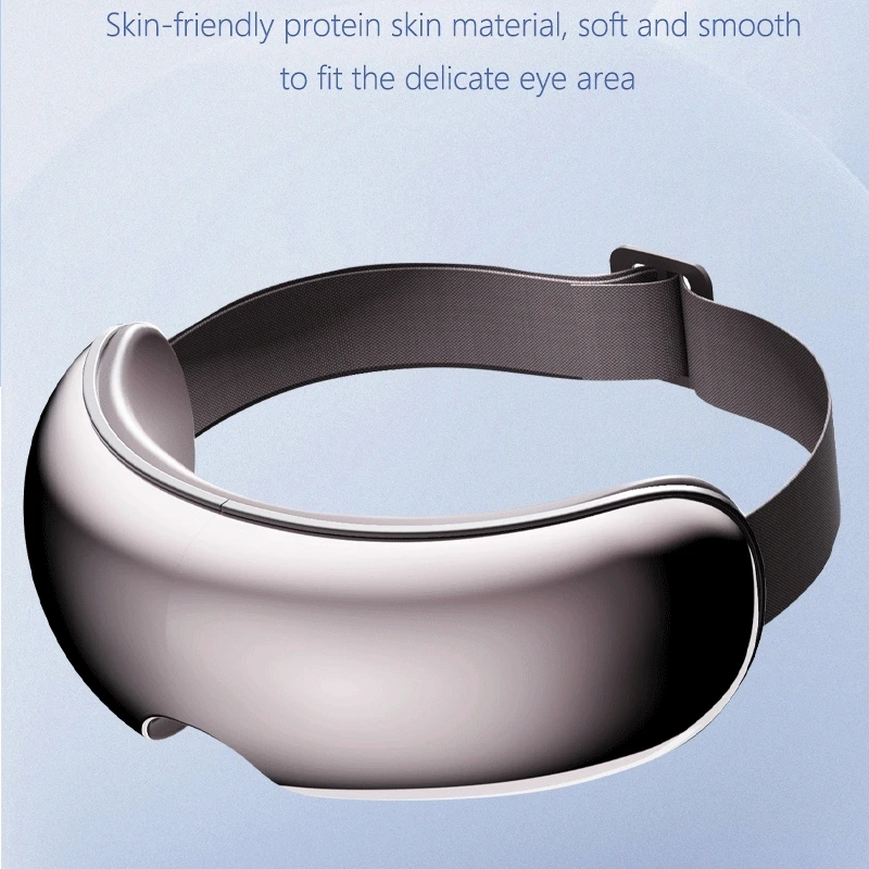 New Product 2024 Eye Massager Visual Hollow Design With Heat Compression Red Light Therapy 8 Airbag Heated Eye Mask