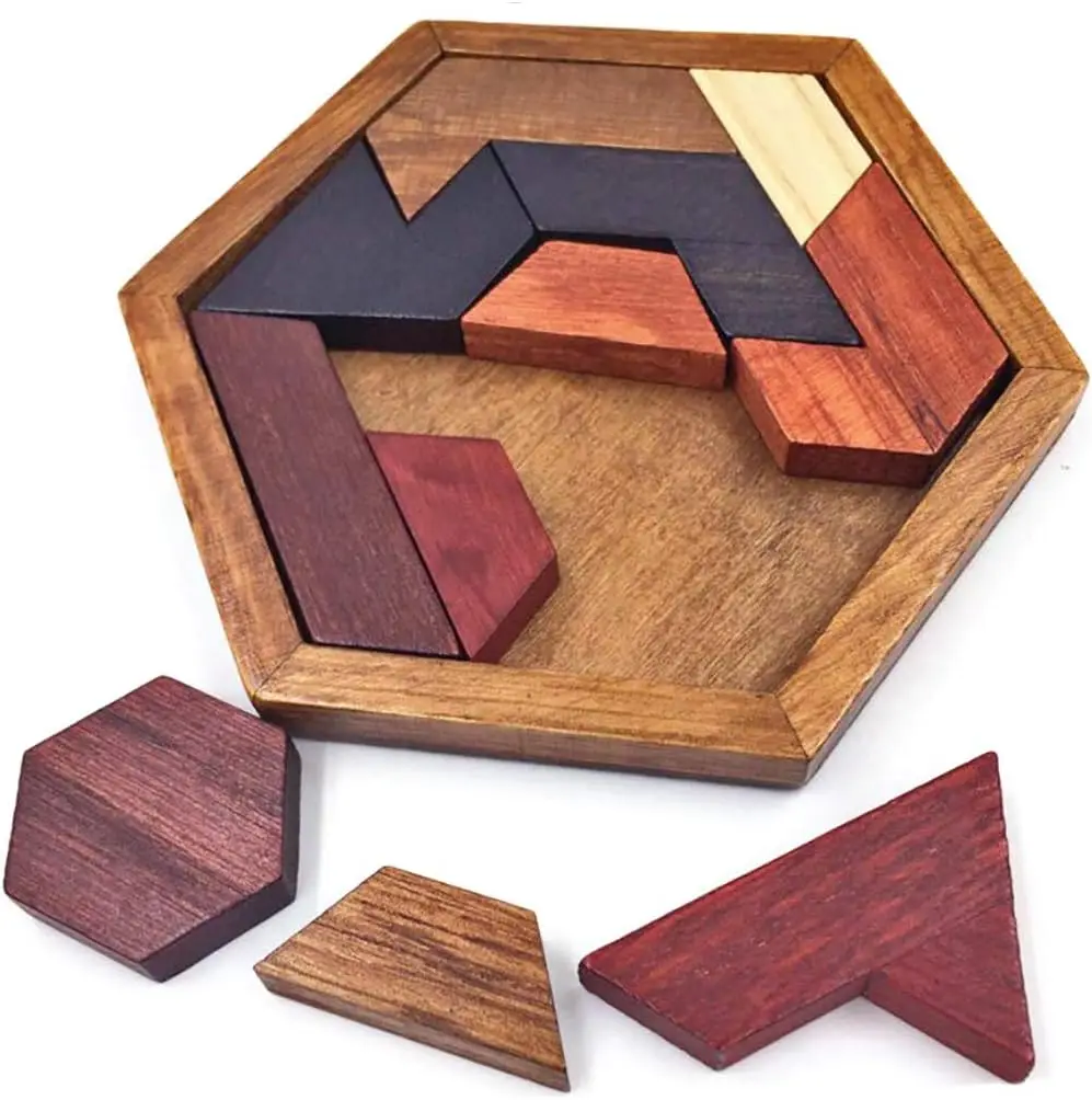Деревянная головоломка Tangram