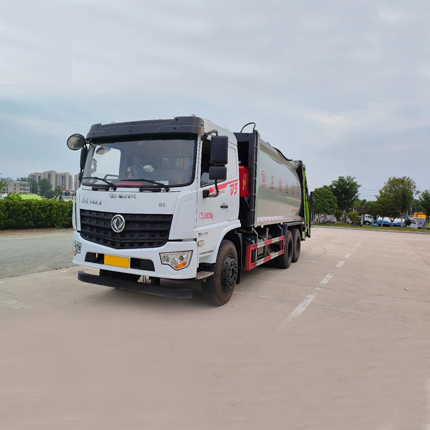 Dongfeng D3 20 CBM Объем коробки для утилизации отходов грузовик использованный уплотнитель мусоровоз