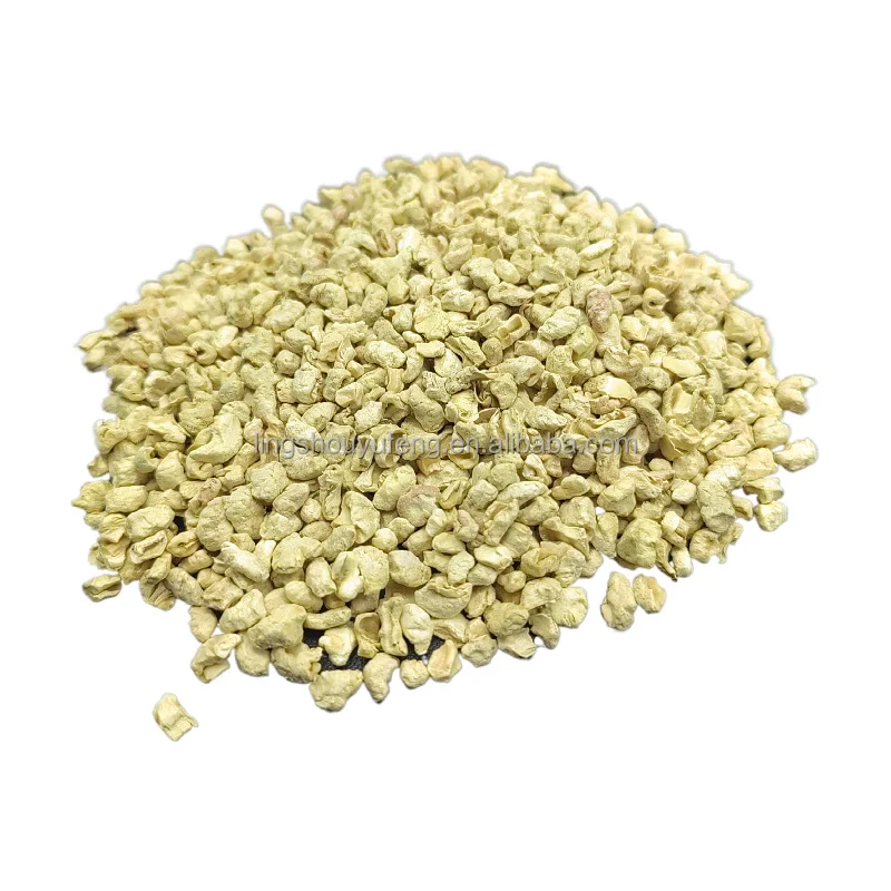 Polished corn heart pellet feed sachet filled with edible fungus culture hamster white corn cob pet bedding