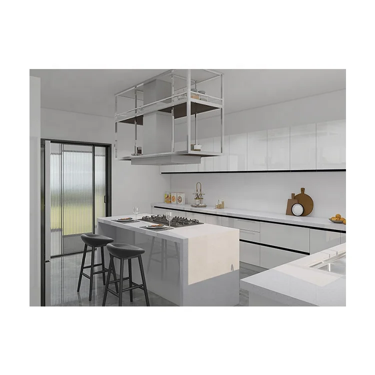 Best Price Factory Wholesale Island Kitchen Cabinet Furniture 3D Design Kitchen Cabinet