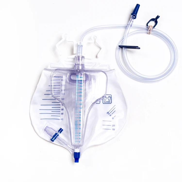 Hot-selling Products Soft Non-toxic Collection Portable Urine Bag With Measuring Bottle