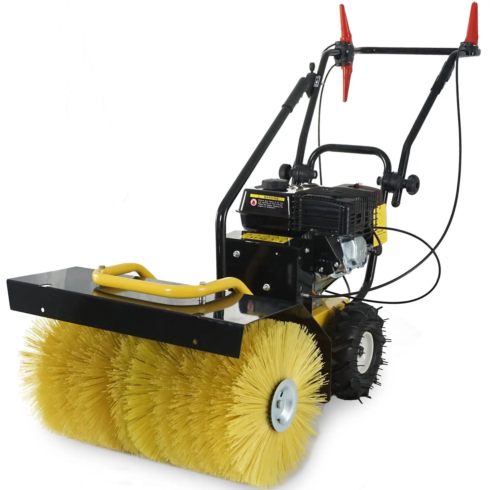 6.5hp бензиновый двигатель мощный дорожный уборочный аппарат с рабочей шириной 600 мм