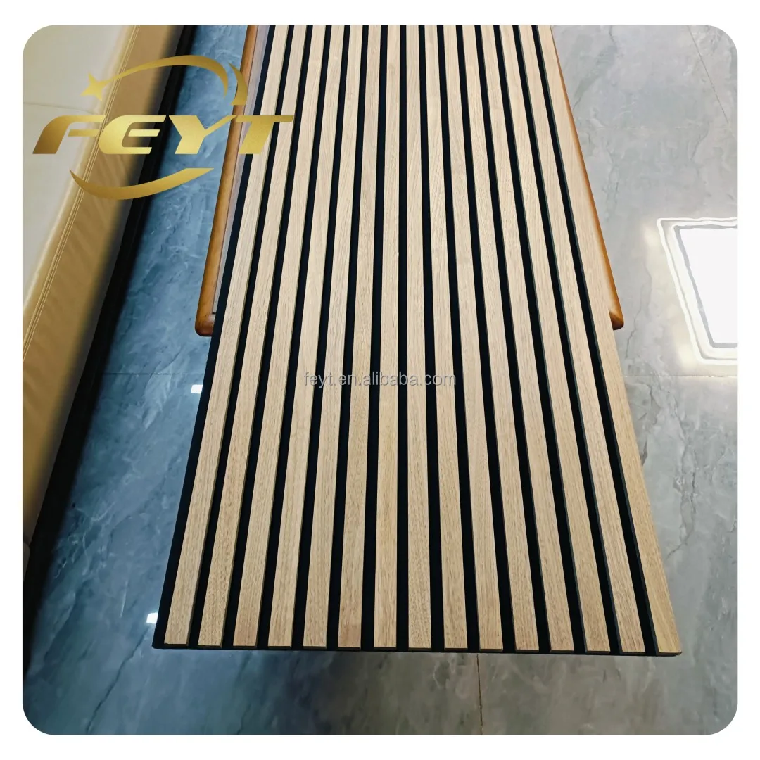 Easy to Install Ceiling Panels Wood Based Panels Machinery Wood Slats Acoustic Wall Panels