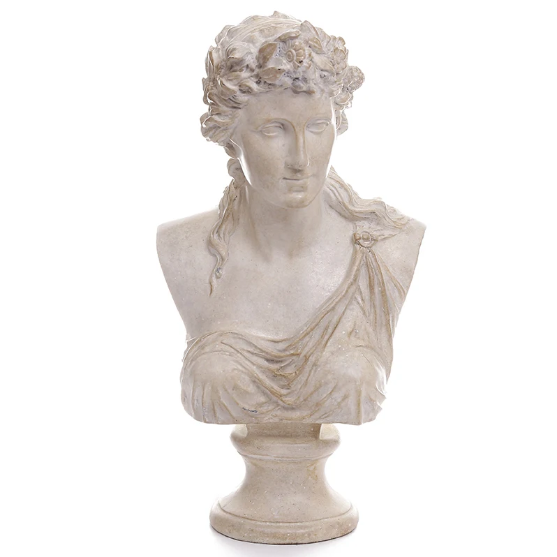 Western Home Decor Female Figure Sculpture / custom made resin statue