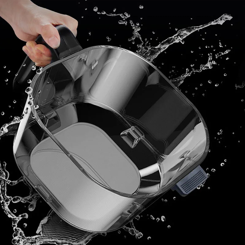 2024 New Item Factory Hot Selling Electric Oil Free Kitchen Appliances Household Deep Glass Air Fryer with overheat protection