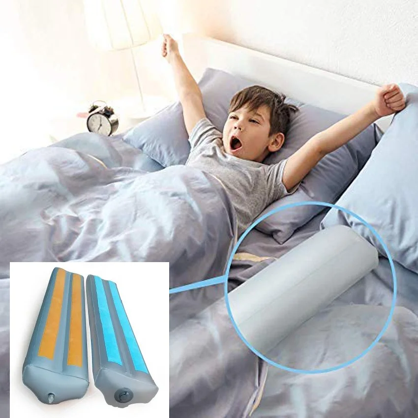 AliGan-Baby foldable inflatable toddler Safety Bed Rail baby portable travel Fence Guard for child kid with bumper protection