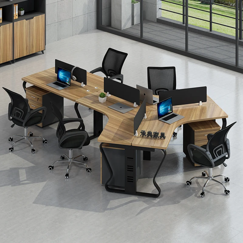 
 Модульная офисная мебель, офисный стол, офисная Рабочая станция на 120 градусов  