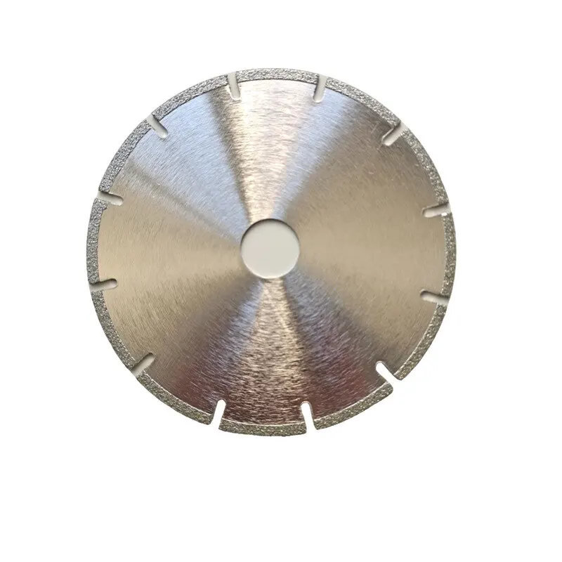 Industrial grade 125mm 5 inch ceramic tile ceramic slate porcelain diamond electroplated cutting and polishing cutting disc