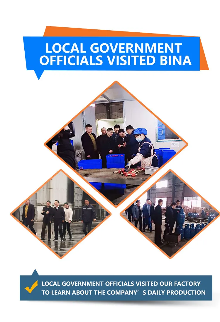 Bina Factory  Direct Sale Fiber Wrapped Empty Refillable 30.5L Composite Cylinders