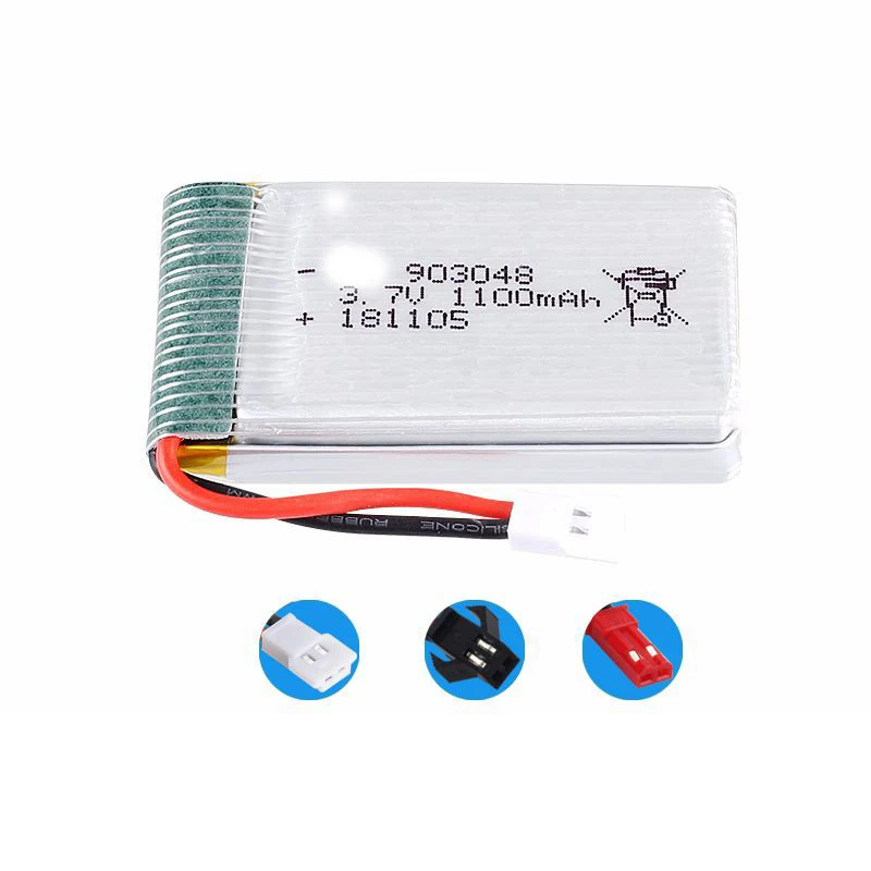 3.7v 1100mAh 903048 lipo battery For Syma X5C X5SC X5SW X5UW X5HW T04 F28 859B RC Helicopter Li-po 3.7v Battery