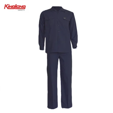 safety overall safety workwear uniforms work wear coverall suit Factory Supply Polyester Cotton Industrial Coal Mining
