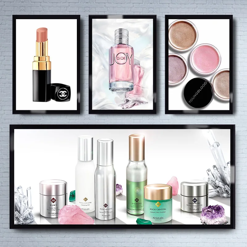 Shop Window Hanging Cosmetics Photo Light Box Magnet Panel