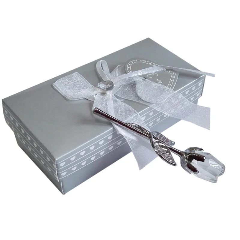 Ywbeyond door gift wedding ideas Choice Crystal Rose with  long stem decoration crystal wedding return gifts