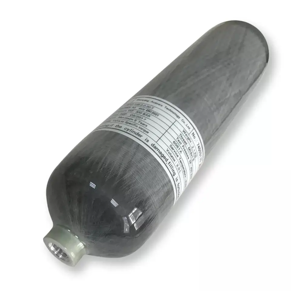 High Quality OEM Customized 3l PCP 300bar  carbon air Bottle fiber cylinder