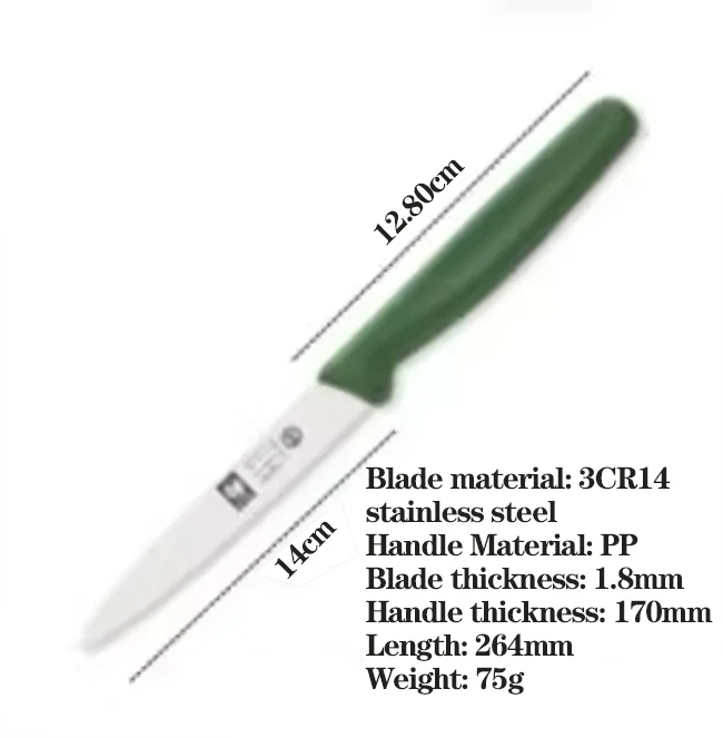 420B/420S45/Z30C13 /3cr14 Stainless Steel   Chef Knife    Boning Knives With PP Colorful Handle utility knife