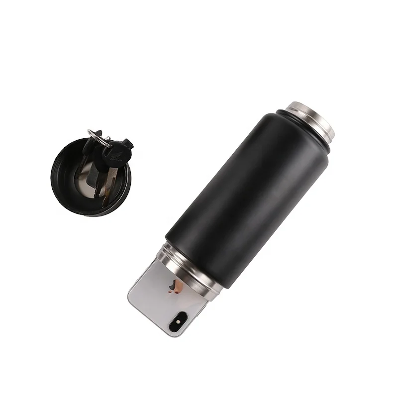 Diversion Safe Water Bottle Stainless Steel Tumbler With Vacuum And Bottom Storage with Patented