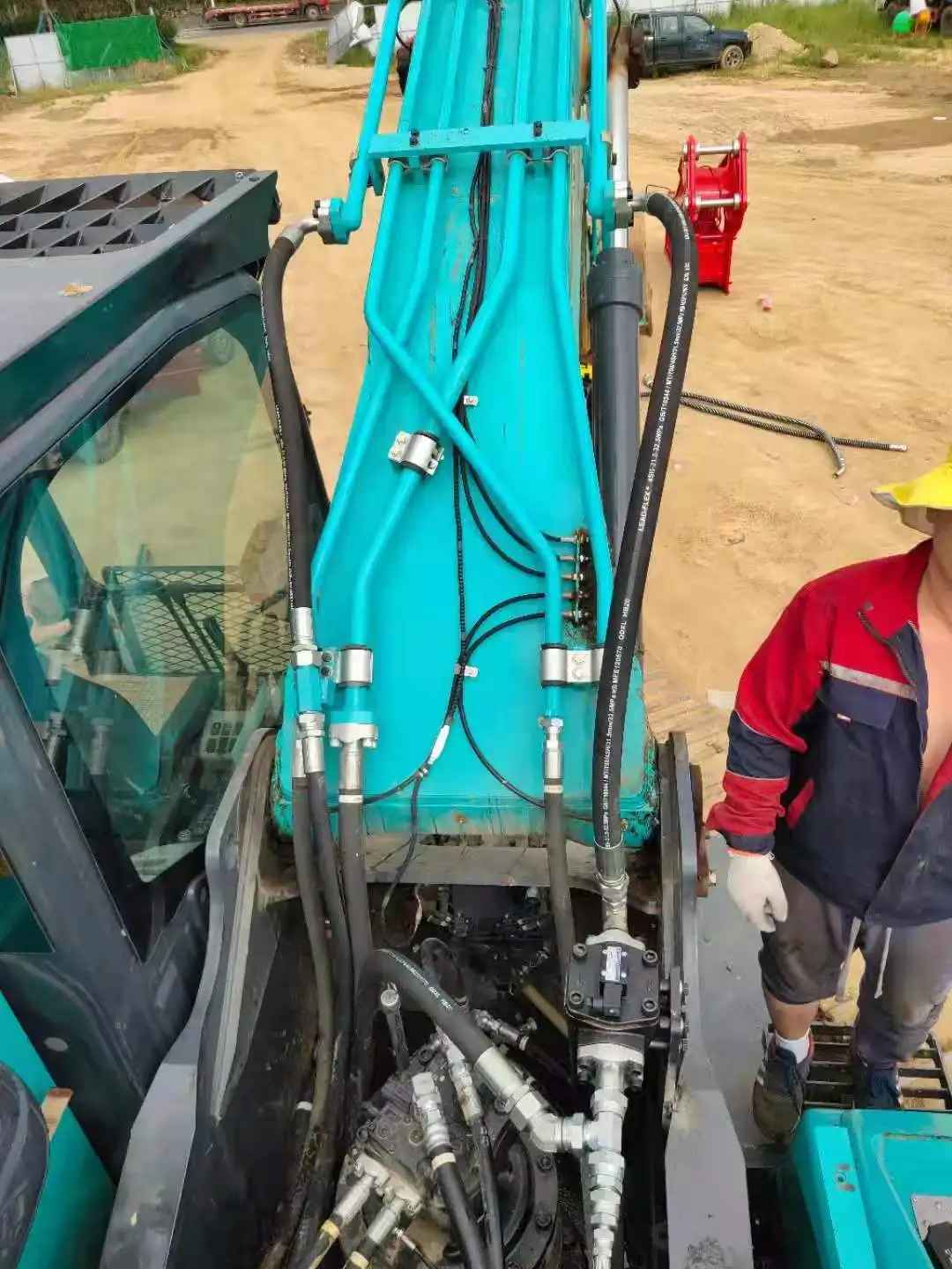 Hydraulic hammer parts  the foot pedal valve single way one way two-way for excavator