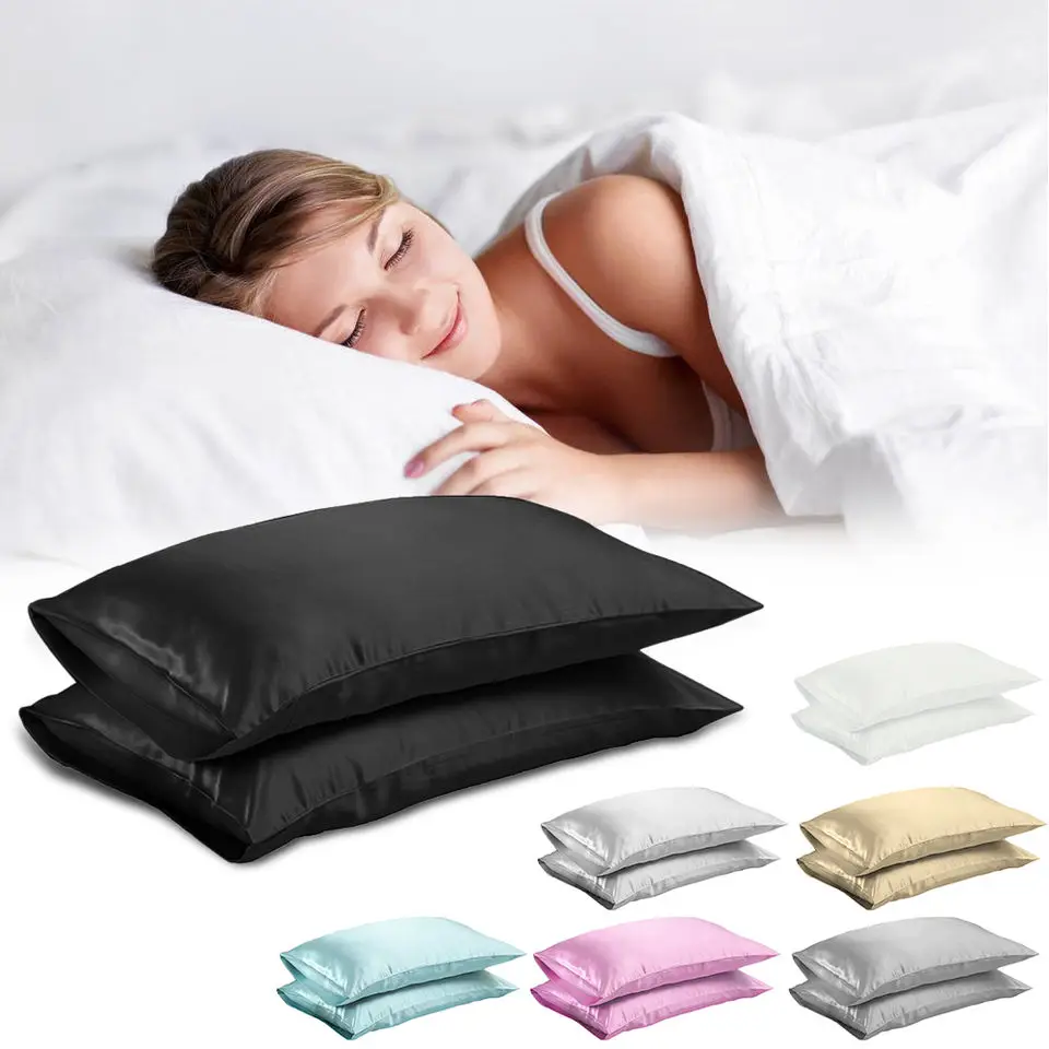 New 100% Natural Pure 22Mm 6A Mulberry Real Silk Satin Pillow Cases Custom Private Label 22 25 30 Momme Nordic Silk Pillowcase