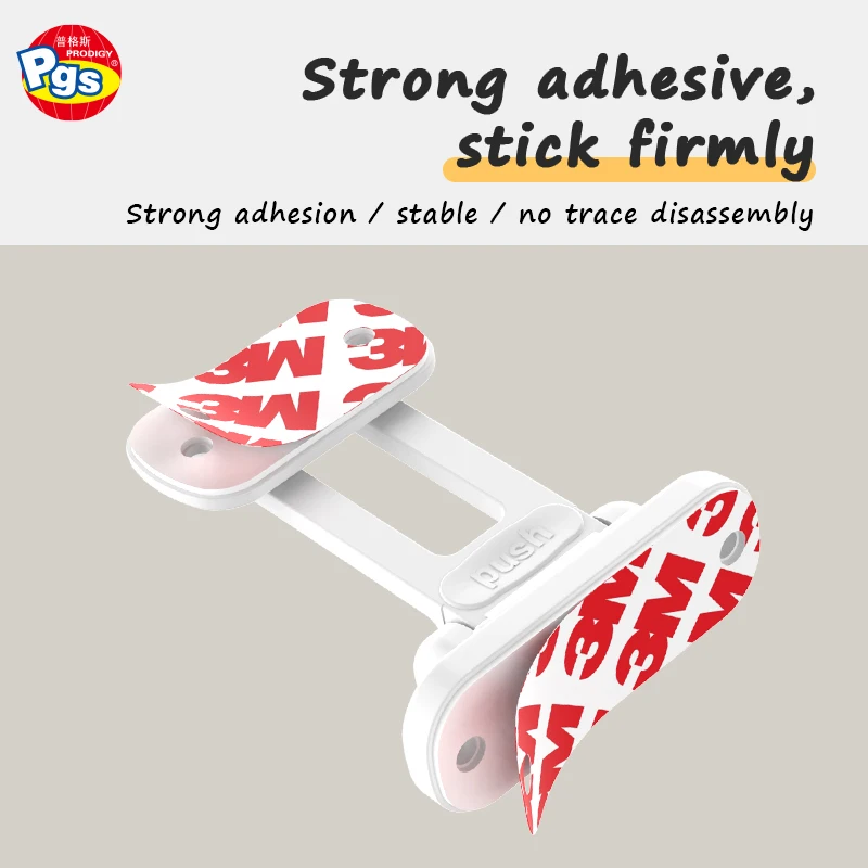 PRODIGY HG002 Safety Lock Child-Proof Plastic Door and Cabinet Handle Lock Secure for Newborns and Toddlers