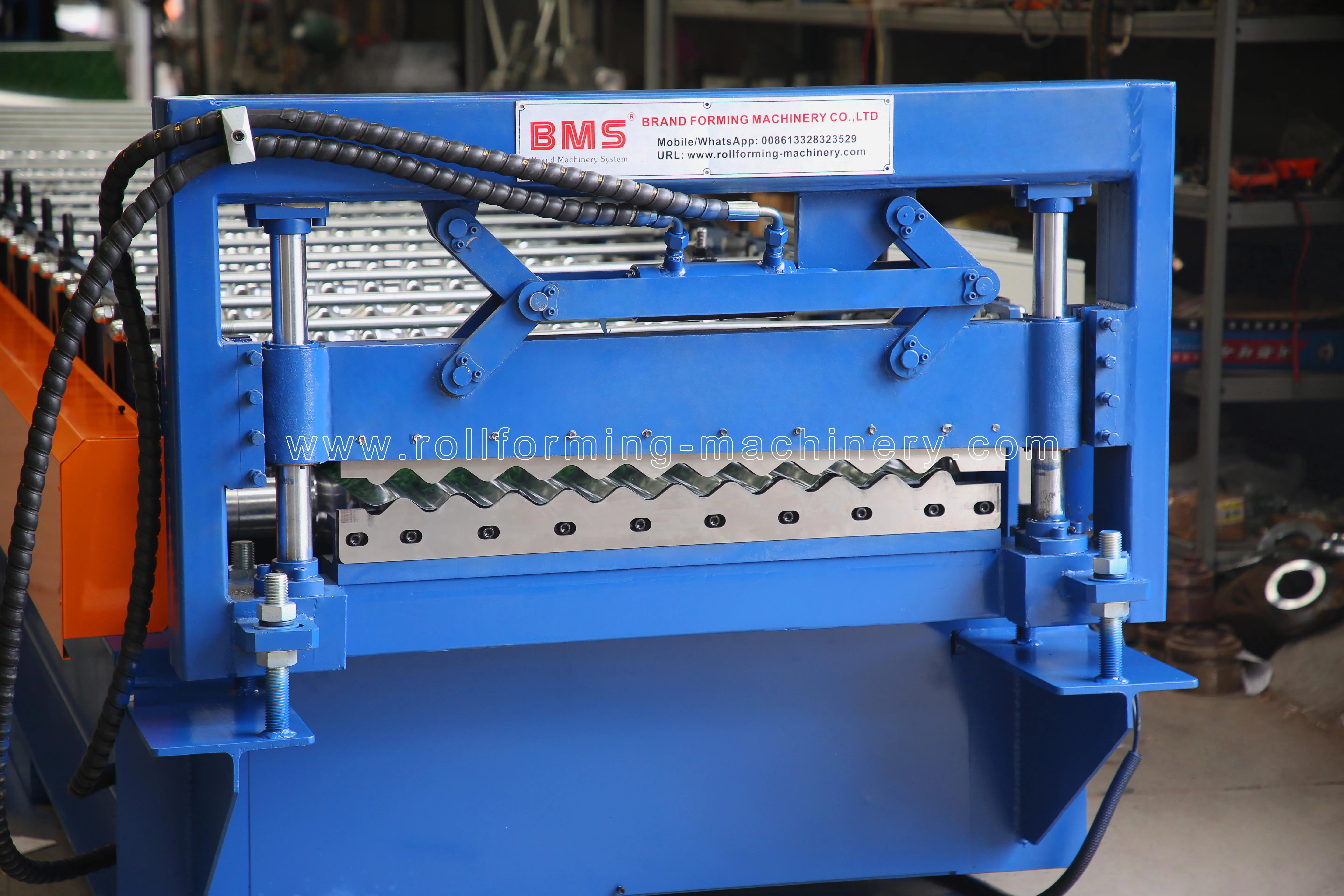 High Precision Corrugated Roll Form Sheet Metal Making Roof Machine