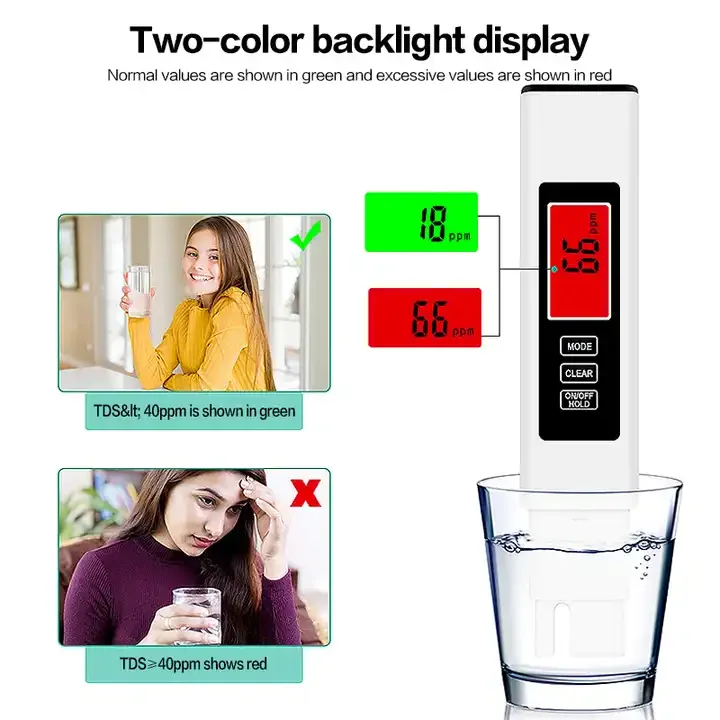High Accuracy Digital TDS Meter Pen Type Water Tester for Garden Water Testing Essential Garden Supply