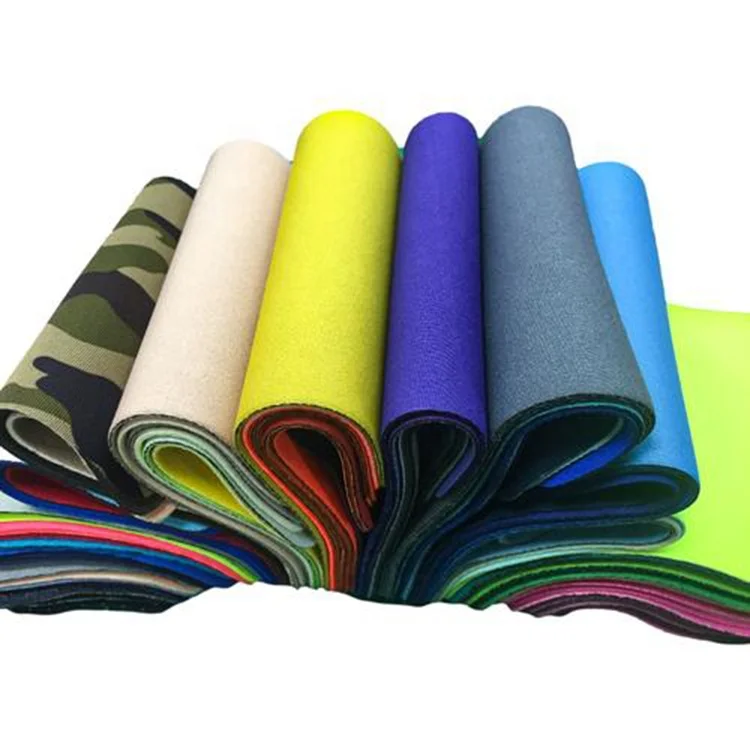 WST Free Sample Custom Eco Friendly SBR SCR Elastic Breathable Waterproof Nylon Polyester 2mm 3mm Soft Neoprene Fabric