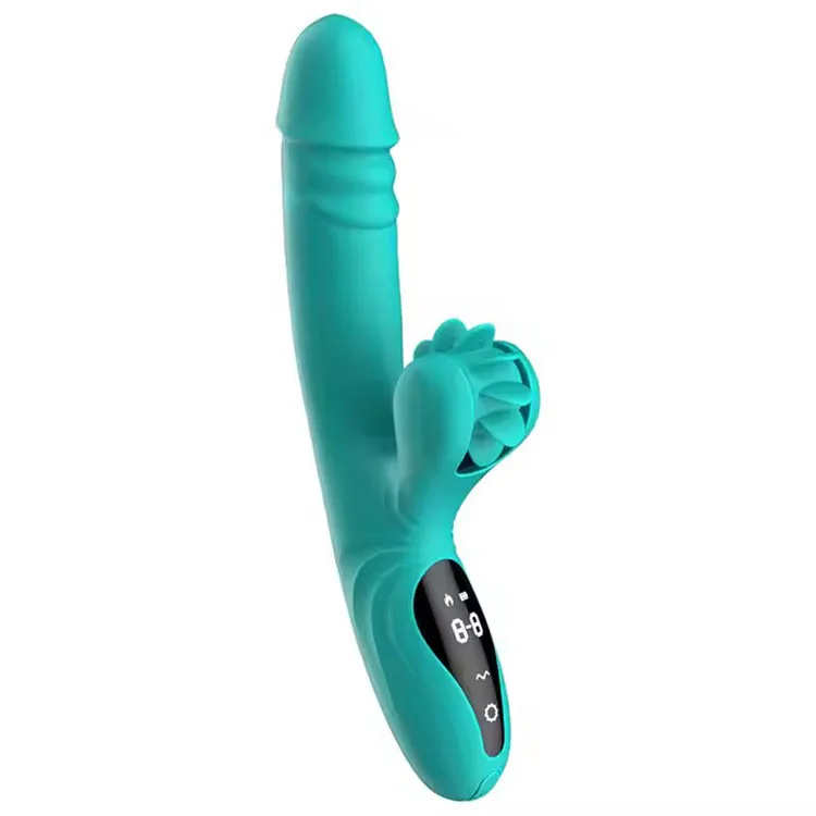 Hot Wheels USB-powered Adult Sex Toys Tongue-Licking Telescopic Vibrator Gun Silent Female G-Spot Masturbation Equipment