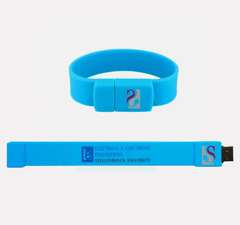 Wholesale Custom Promotional Gift Wrist Bracelet Memory Flash Driver Novelty 1GB to 128GB Silicone Wristbands Style Pendrive