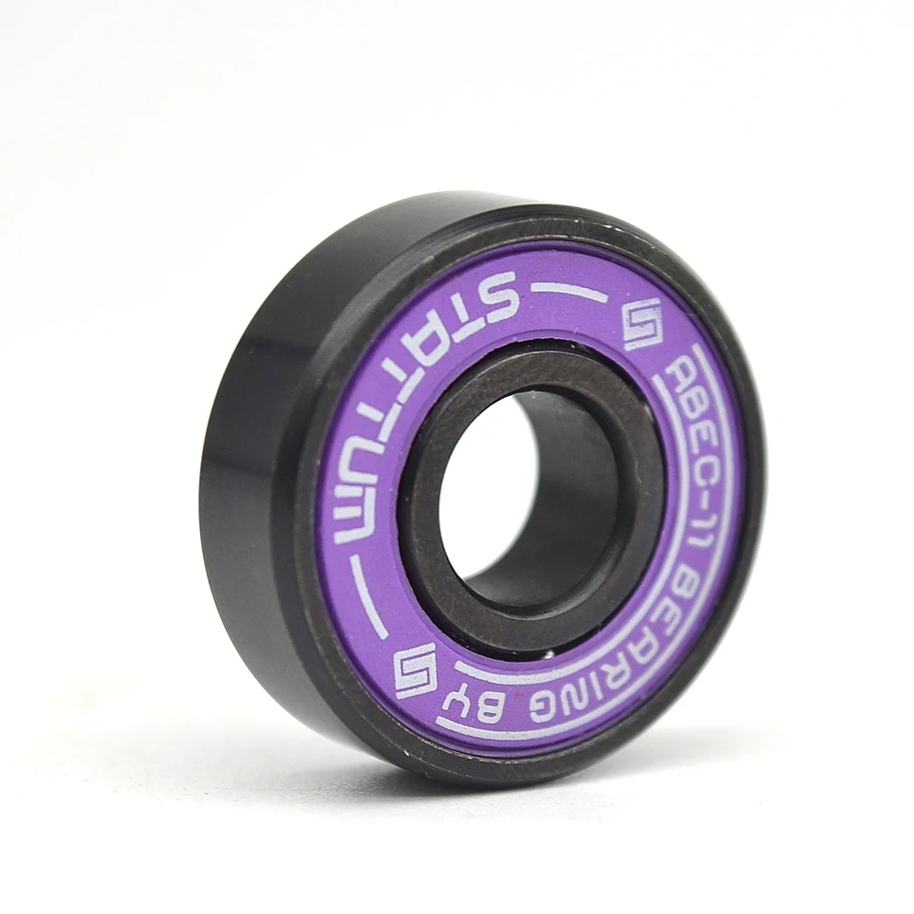 Hot Selling 52100 Chrome Steel Deep Groove Ball Miniature Bearings 608zz for Skateboard Purple Color