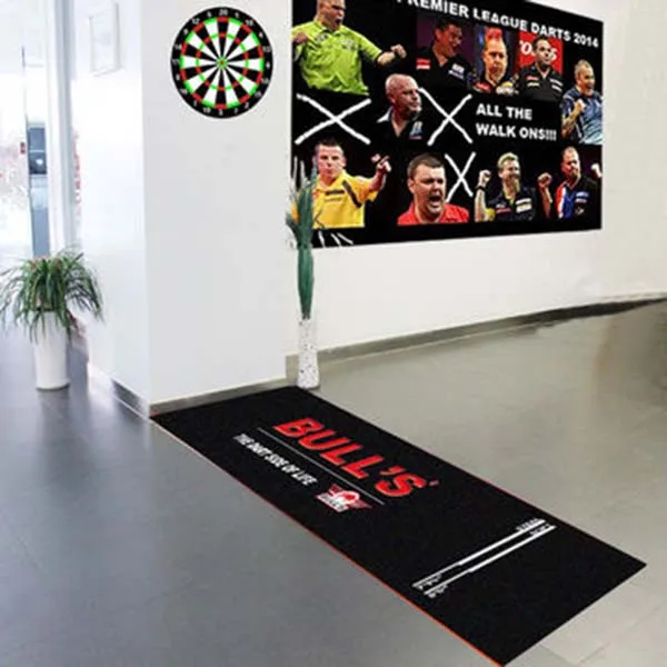 Custom Printed Latex Good Quality Black Rubber Dart mat Rubber Cheap Darts Board Floor Mats