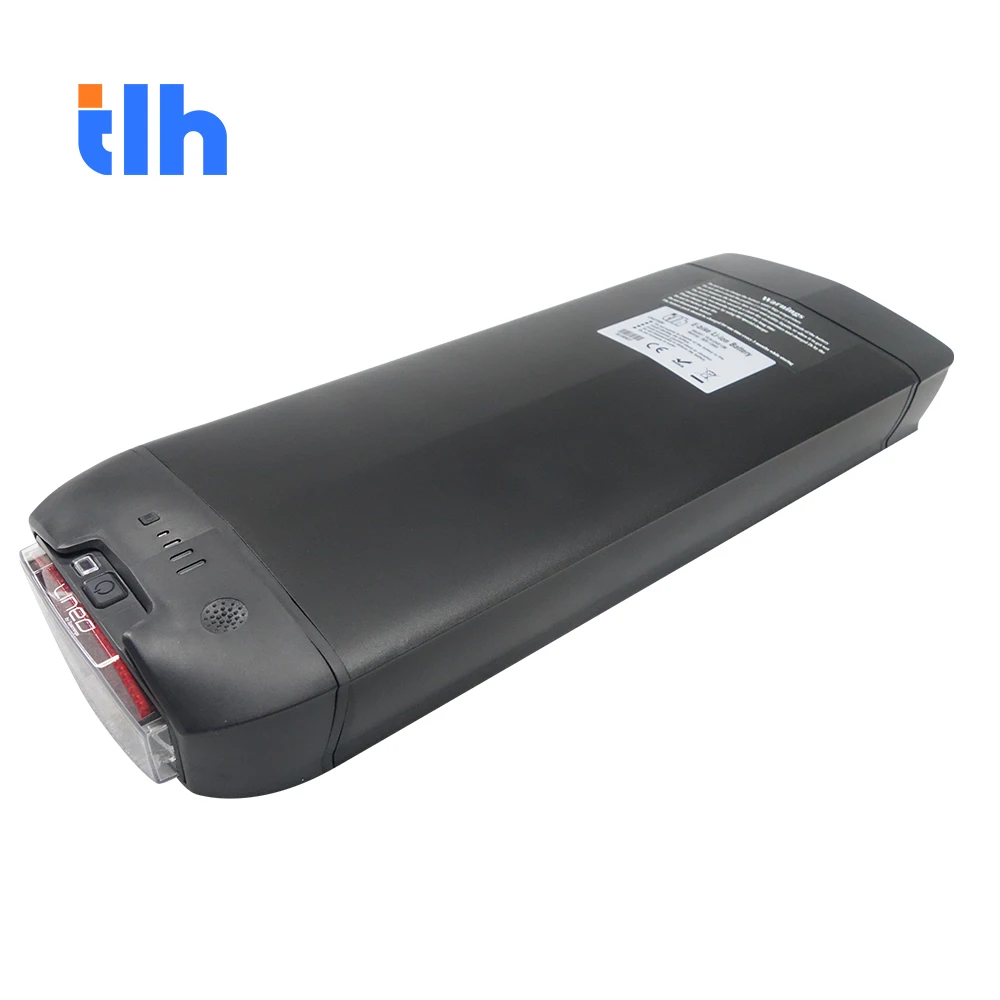 Tlh Customized Lithium Ion Rear Rack Type Ebike Battery 36V 48V 52V 13Ah 20Ah 31.5Ah Electric Bicycle Bike Recharge Battery Pack