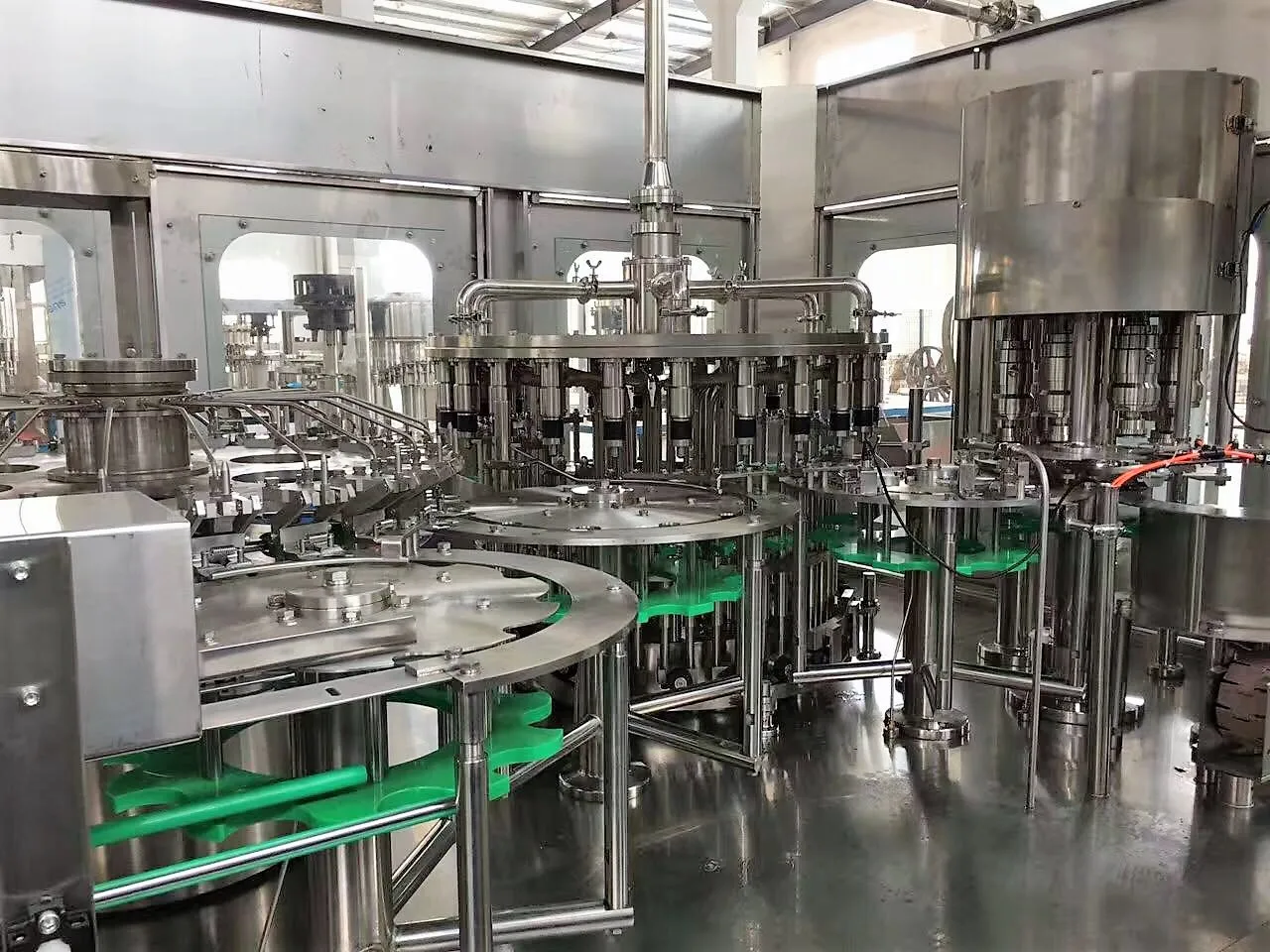 Automatic juice bottling factory/beverage bottling line/juice filling plant