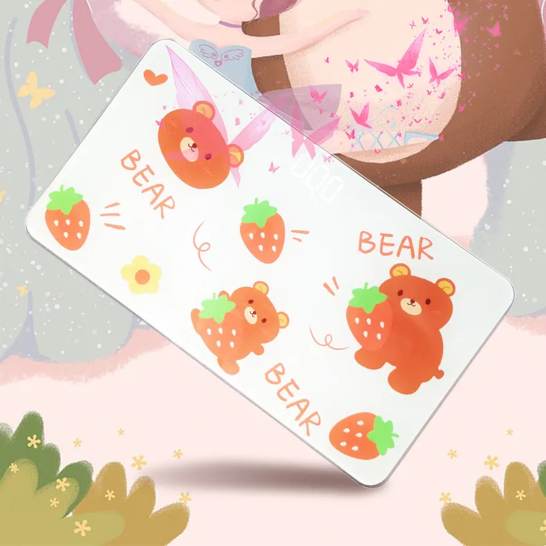 Умные весы цифровые электронные для ванной комнаты