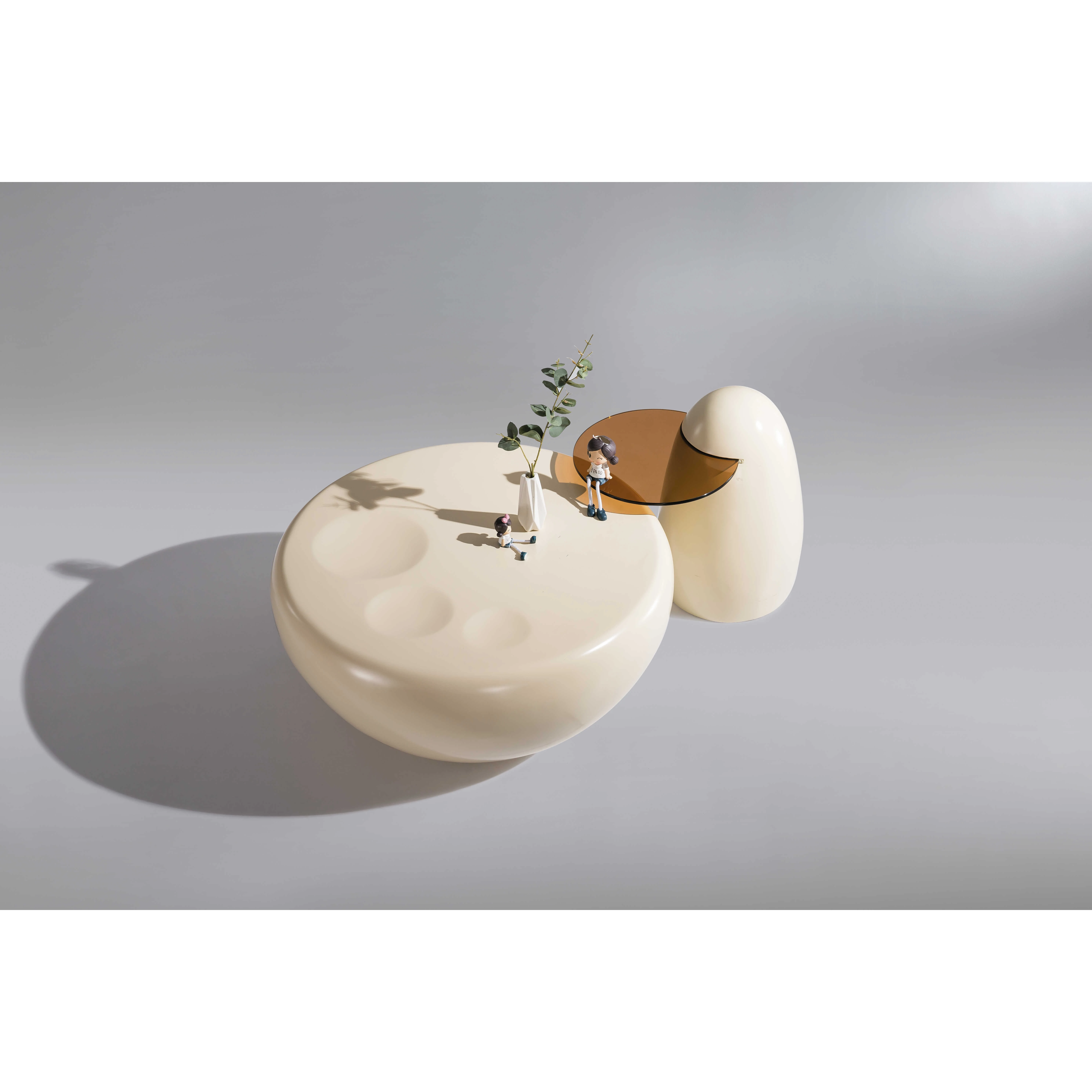 Wholesale Living Room Slate Round Center Table Modern Luxurious Turkish Furniture Coffee Table For Home