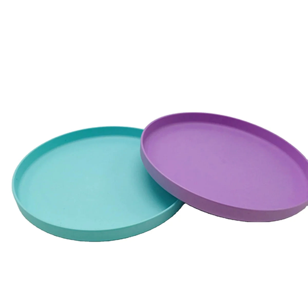 Non plastic 100% compostable PP dinnerwares PLA Dinning Dishes, Salad plate BPA free RPET