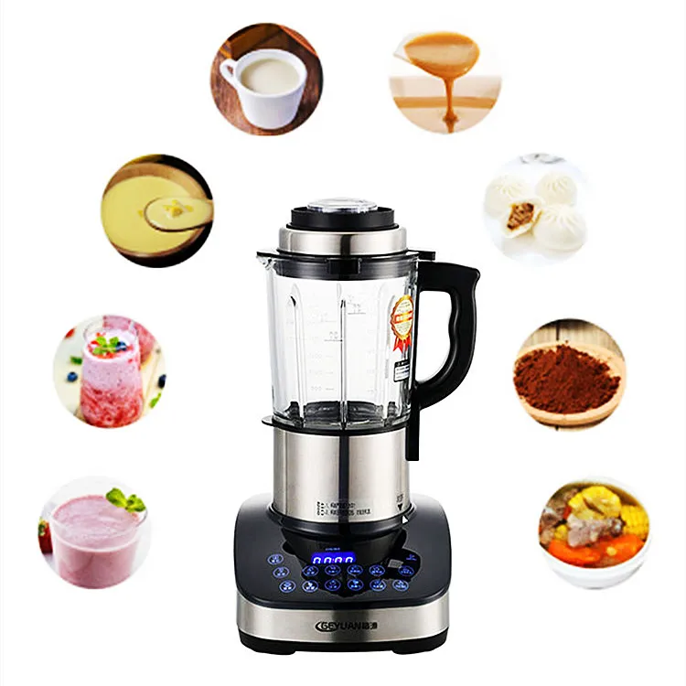 Multi-functional heat beans fish soup own great blender free accessory stainless blender custom logo