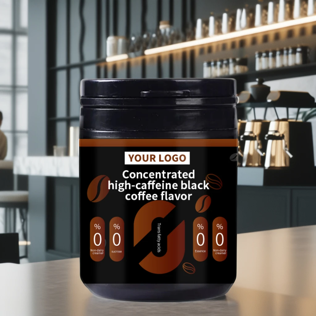 OEM/RTS Instant Coffee Neutral Taste Go Relax Packaged in Box Concentrated High-caffeine Black Coffee Tablet Candy