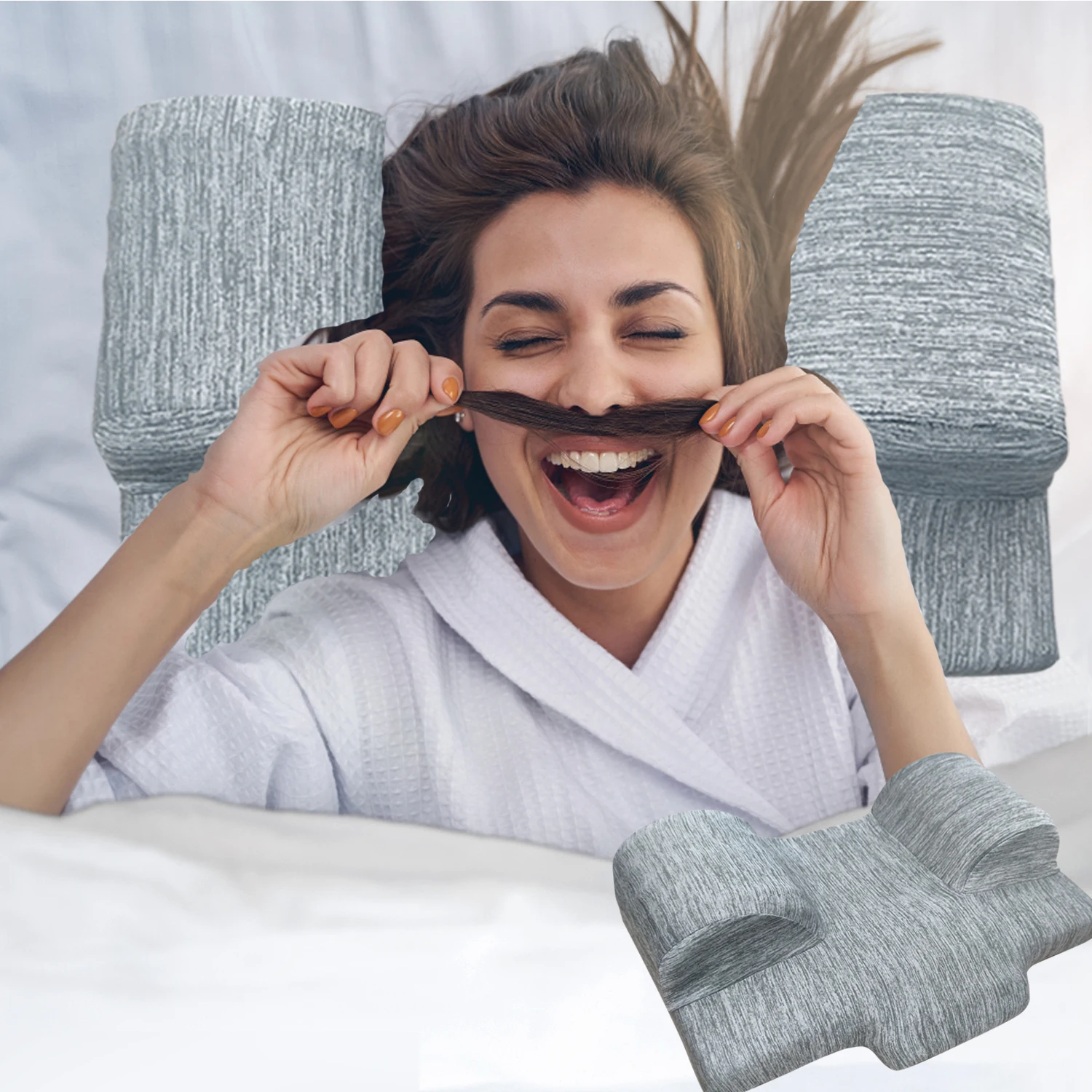 removable piece in the bottom lets you freely adjust the height of the pillow
