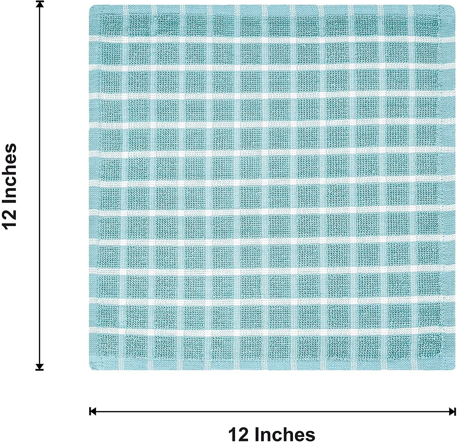 Quick Drying Fabresh Kitchen Dish Cloths Microfiber and Cotton Blend Towels with Durable Reinforced Threaded Edge