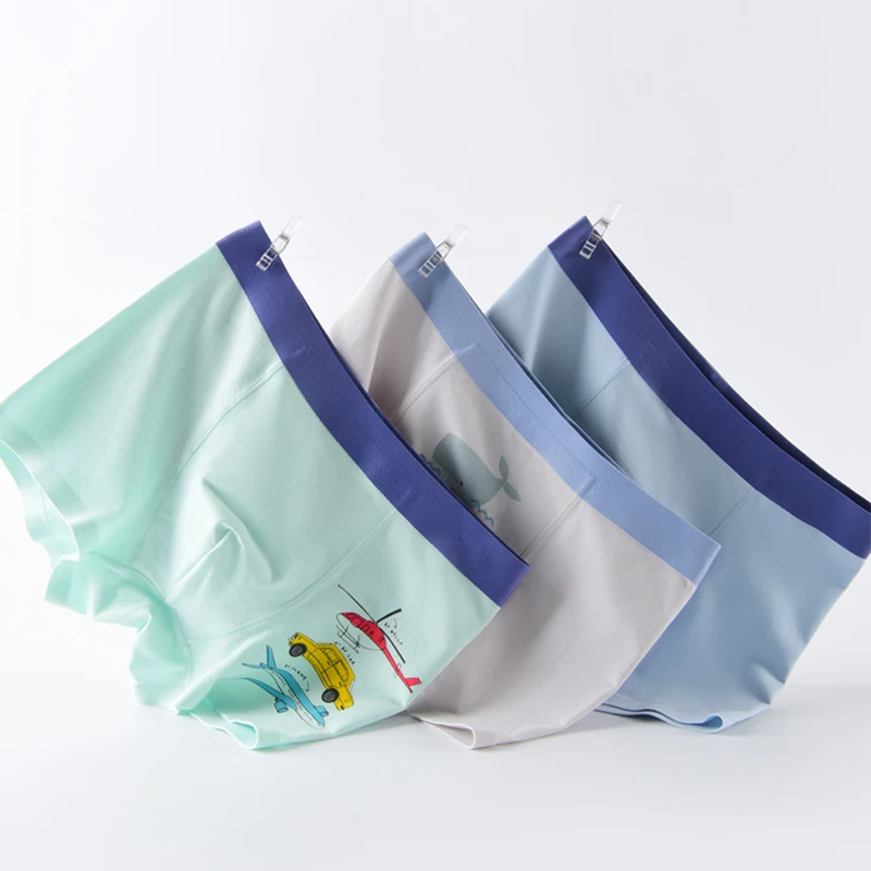 Export quality custom logo wholesale kids boxers briefs children boys underwear