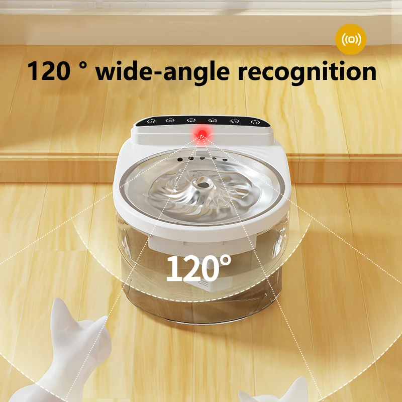 3L Wireless Cat Water Fountain Auto Sensor Drinking Fountain For Cats Dog Drinker Pet Water Dispenser Accessories