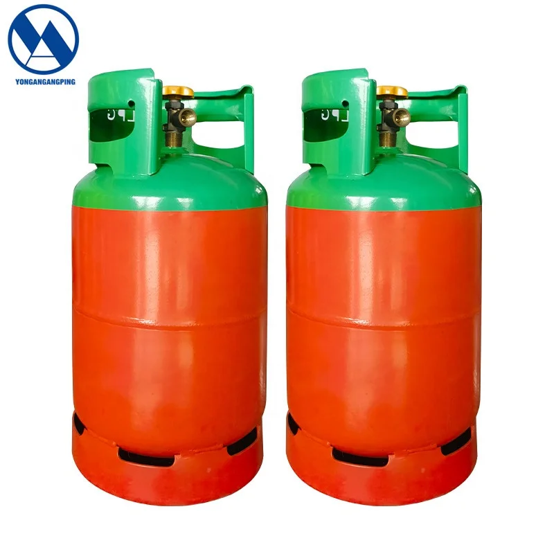 Top Selling 10KG 15KG LPG Gas Cylinders / Bottles / Tanks Price For Cooking Use
